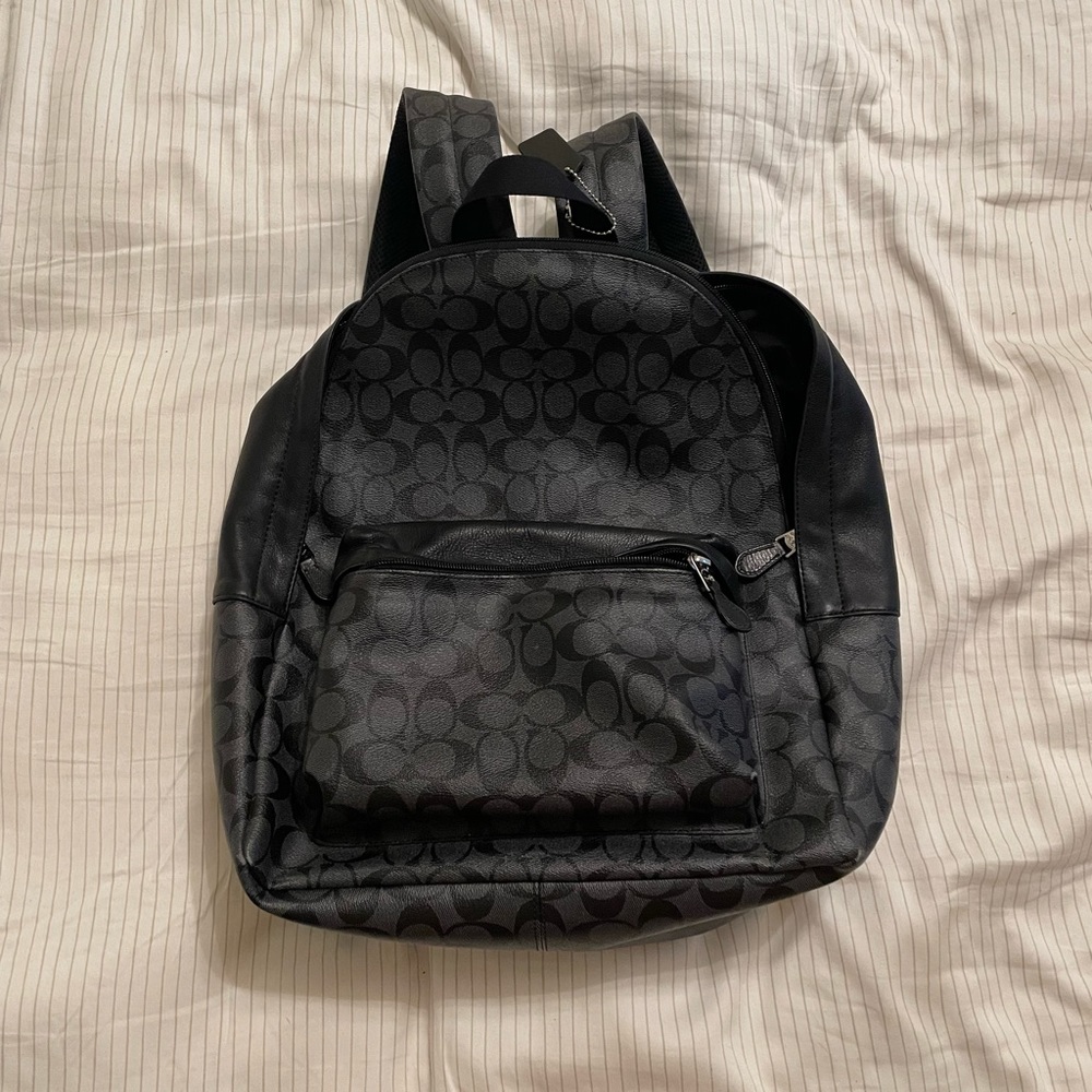 Black coach men’s backpack